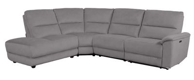 Jude Recliner Corner Sofa - Light Grey