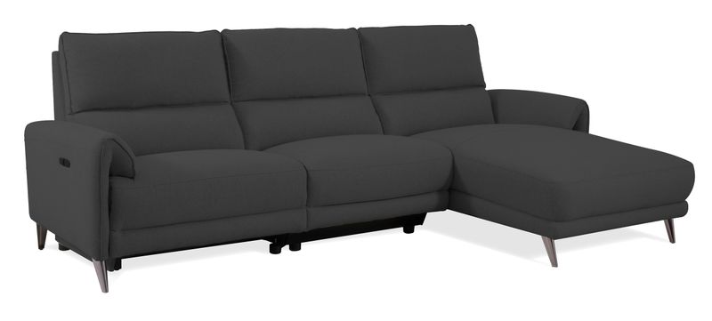 Contempo Chaise Sofa - Light Grey