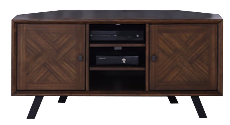 Nevada Corner TV Unit - Mindi Wood