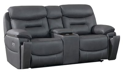 Frankie 2 Seater Electric Reclining Sofa - Wireless Charger