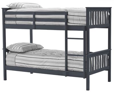 Salix Bunk Bed 3ft - Grey | White