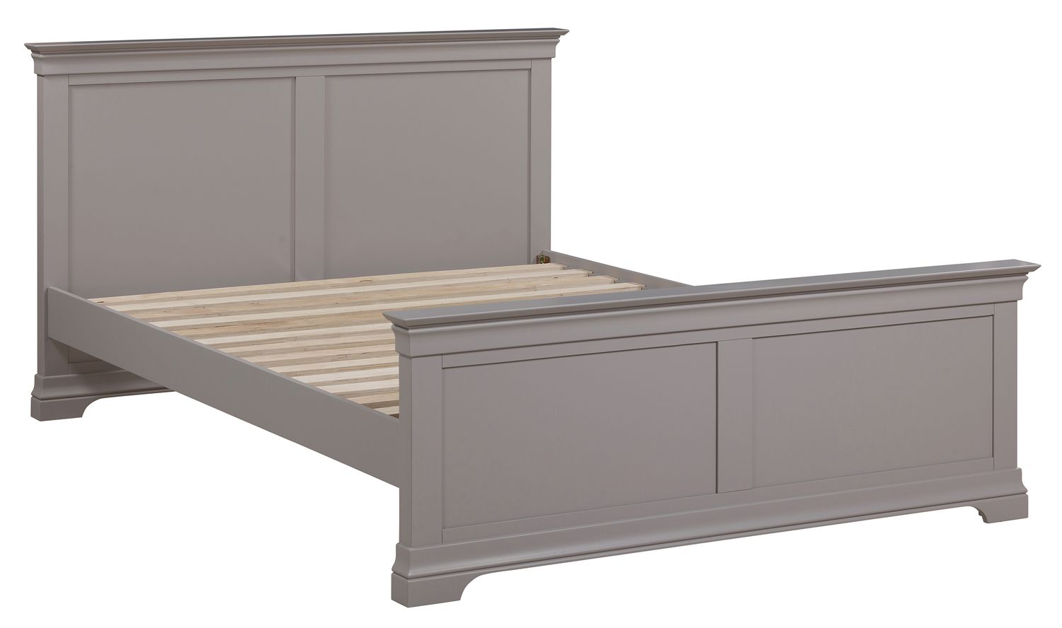 Province Bed Frame 4ft6 | 5ft - Grey | White