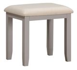 Province Dressing Table Stool - Grey | White