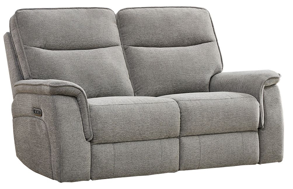 Baker 2 Seater Electric Recliner Loveseat - Grey