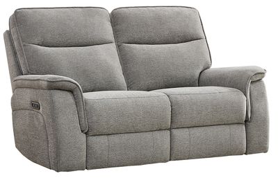 Baker 2 Seater Electric Recliner Loveseat - Grey
