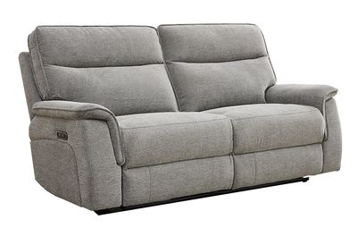 Baker 3 Seater Electric Recliner - Grey