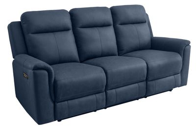 Sherwood 3 Seater Electric Recliner- Navy