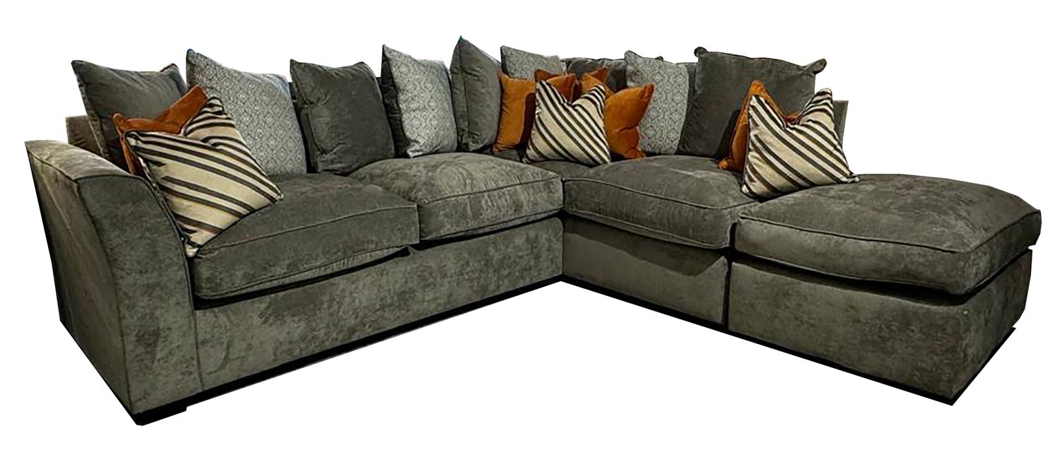 Dorset Corner Suite - Grey | Mink | Nutmeg | Silver