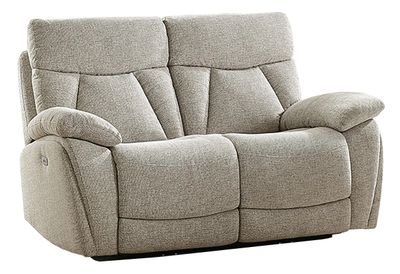 Boston Beige Electric Reclining 2 Seater