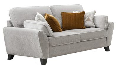 Cannes 3 Seater Sofa - Dimarco Nickel  |  Easy Clean