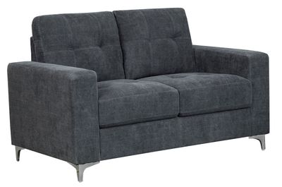 Millie 2 Seater - Grey Chenille