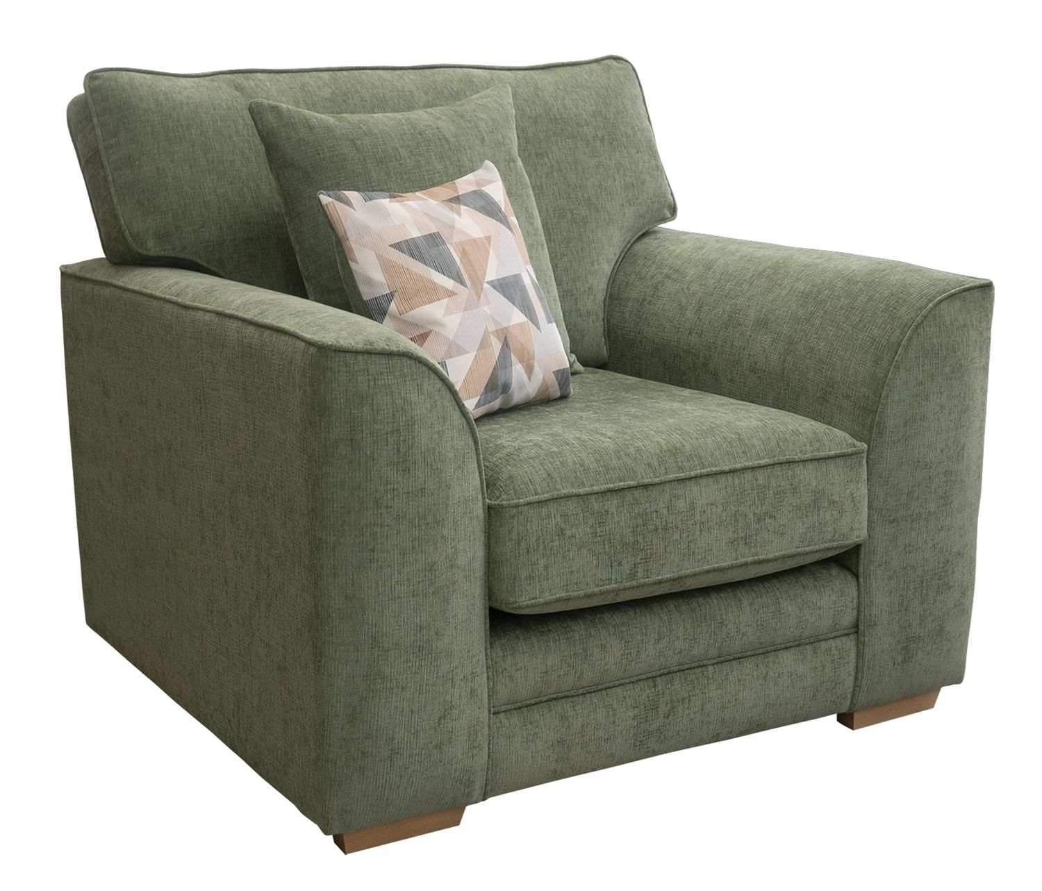 Oscar Armchair - Beige | Cinnamon | Hunter Green | Marine