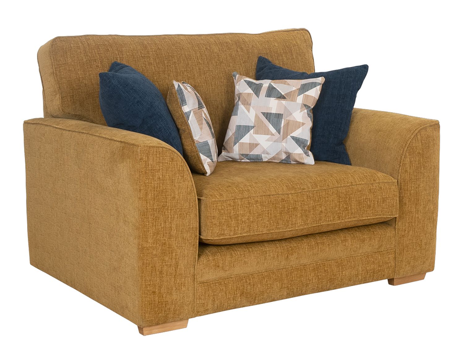 Oscar Loveseat - Beige | Cinnamon | Hunter Green | Marine