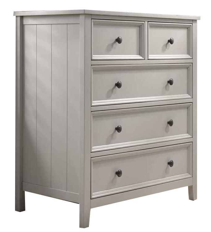 Mila 5 Drawer Tall Chest - Clay