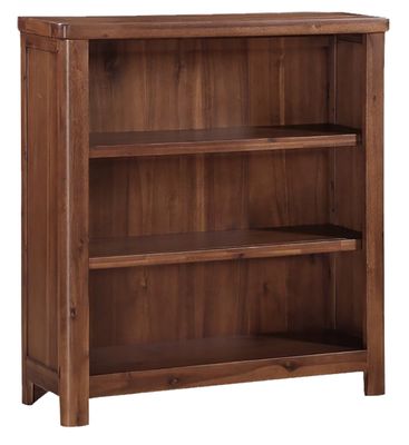 Andorra Low Bookcase - Dark Wood