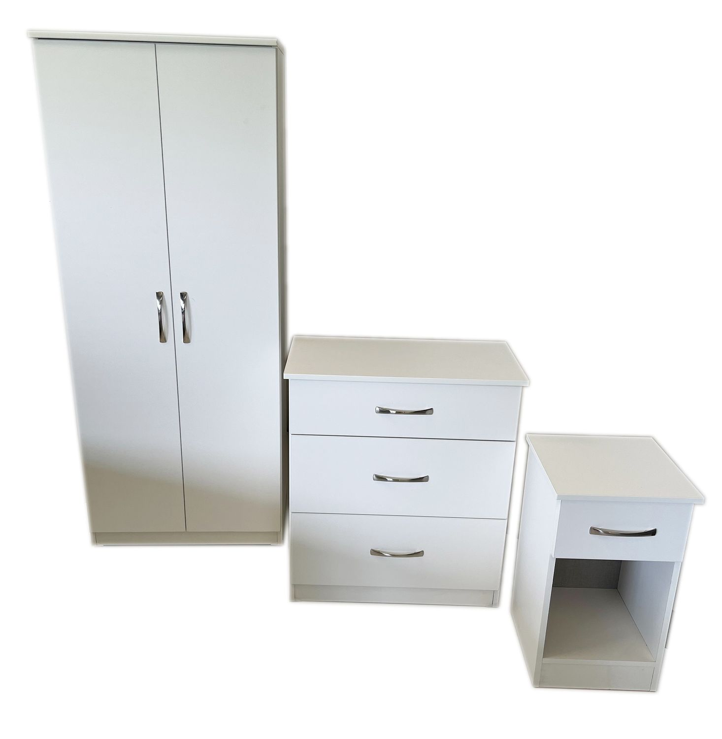 Contract Special - 1 Drawer Locker | 2ft6 Plain Robe | 3 Drawer Deep Chest - Dark | Light