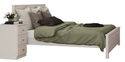 Snowdon Bed Frame - White - 3ft | 4ft | 4ft6 | 5ft