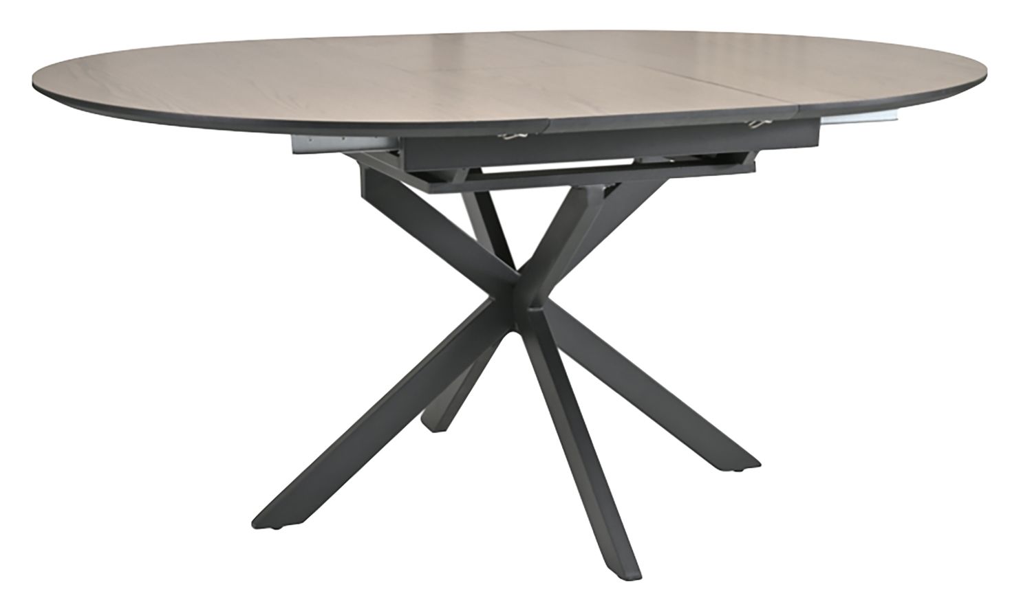 Infiniti Oak Extending Round Dining Table 1.2 to 1.6m