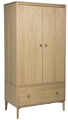 Hadley 2 Door Wardrobe - Natural Oak