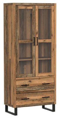 Bronx Reclaimed Oak Display Cabinet