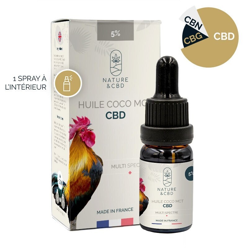 HUILE CBD COCO MCT 5%