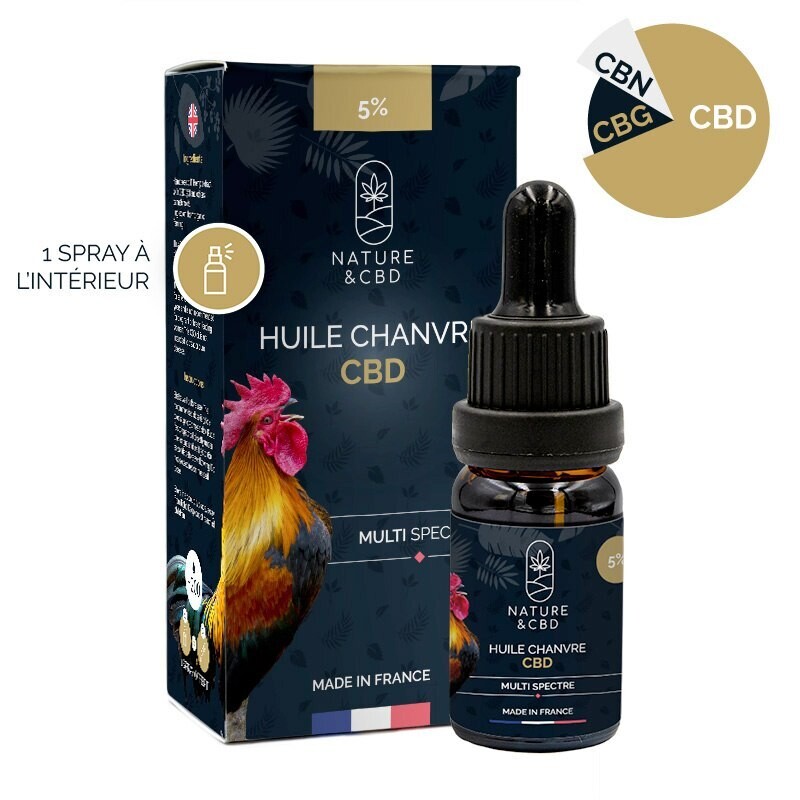 HUILE CBD CHANVRE 5%