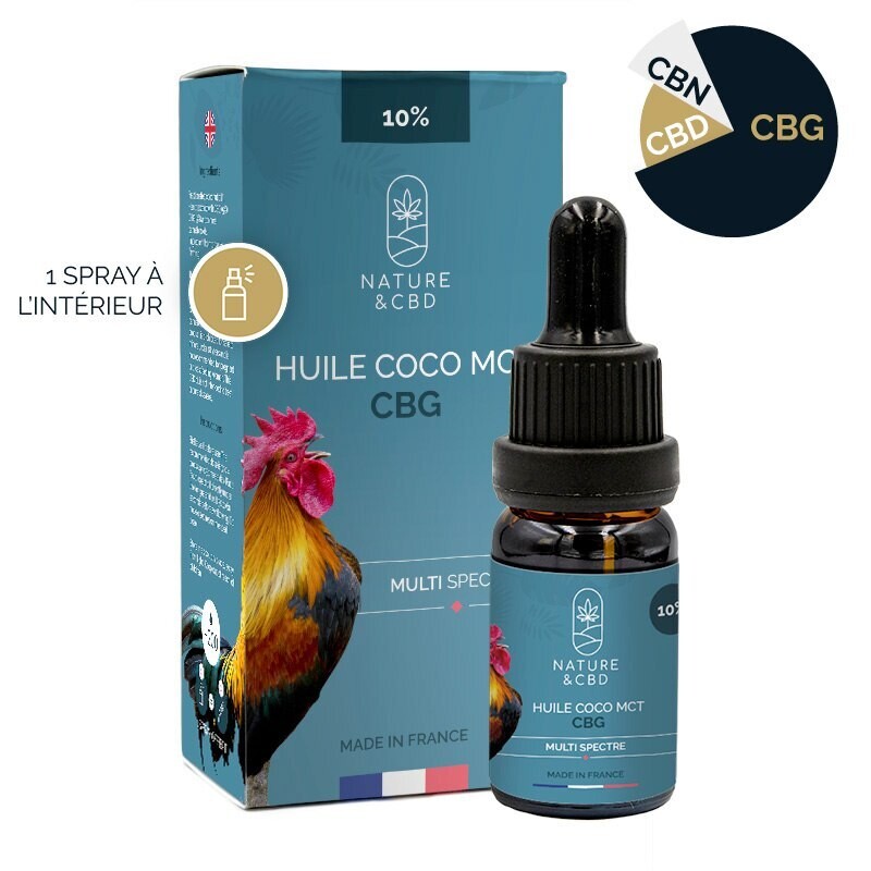 HUILE CBG COCO MCT 6%