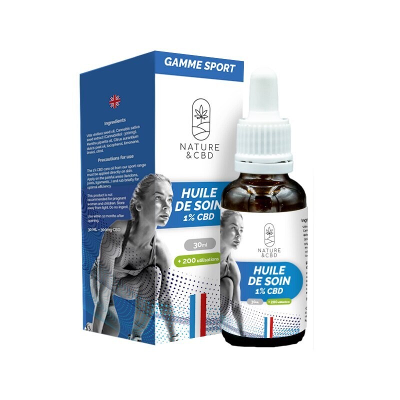 HUILE DE SOIN AU CBD - SPORT