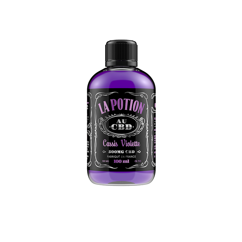 SIROP AU CBD CASSIS VIOLETTE