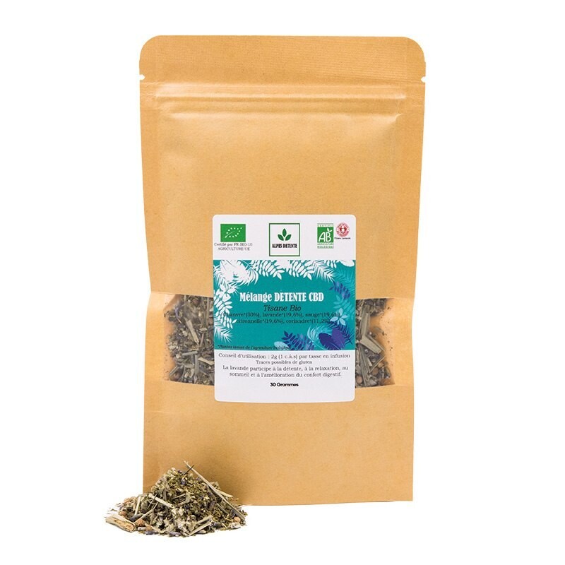 MÉLANGE DÉTENTE CBD – TISANE BIO