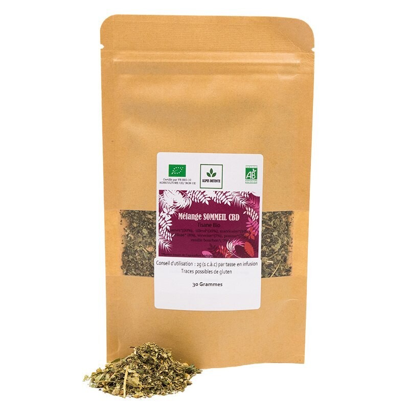 MÉLANGE SOMMEIL CBD – TISANE BIO