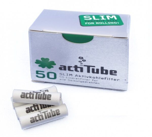 FILTRES À CHARBON ACTIF ACTITUBE SLIM 7MM X 50