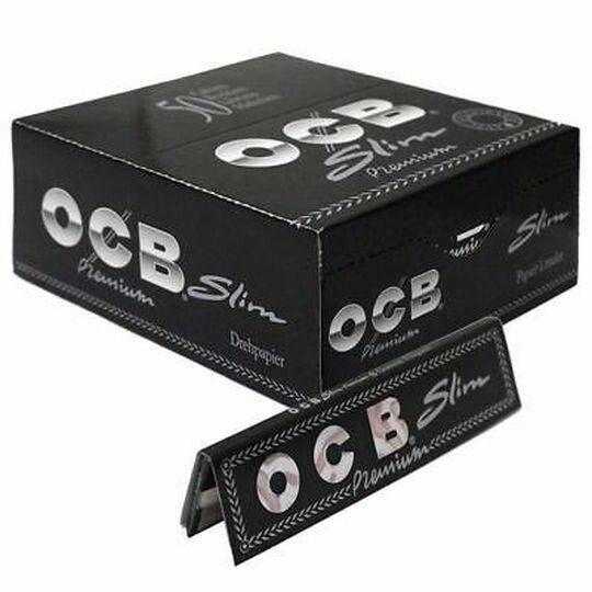 50 Paquets FEUILLE OCB SLIM PREMIUM PAPIER A ROULER KING SIZE