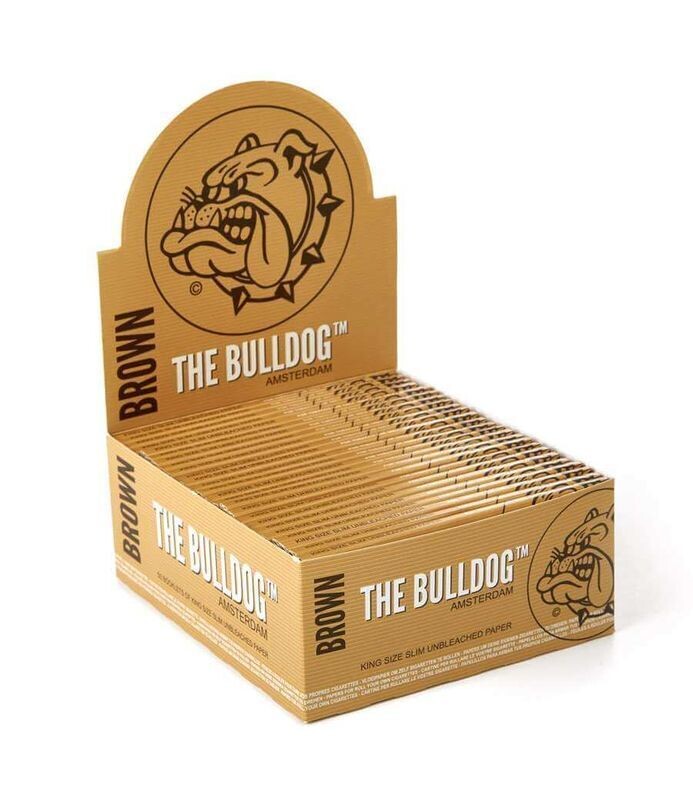 THE BULLDOG BROWN PAPER KING SIZE (50 LIVRETS)