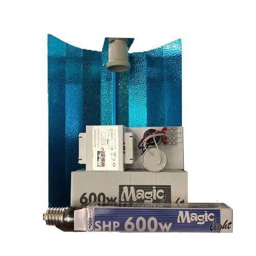 KIT ECLAIRAGE MAGIC BALLAST MAGIC DIGITAL 600W + MAGIC LIGHT REFLECTOR STUCCO + AMPOULE MAGIC LIGHT HPS 600W MIXTE