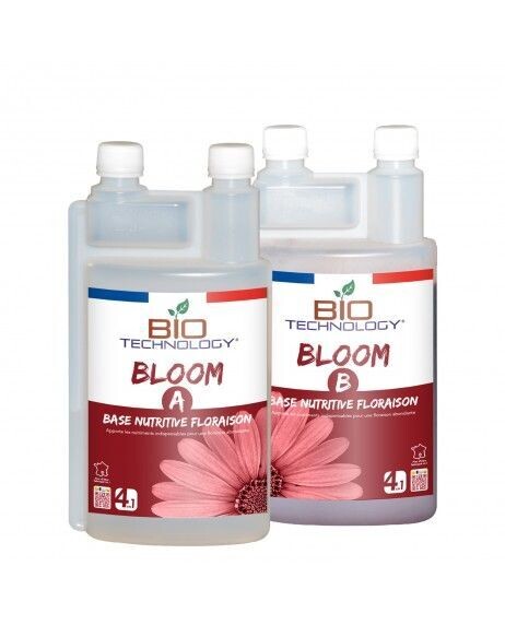 BLOOM A+B - Engrais NPK Minéral Floraison Terre/Hydro/Coco