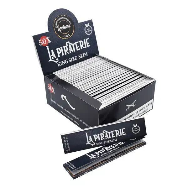 FEUILLES A ROULER PIRATERIE PAPER SLIM BROWN PAR 50