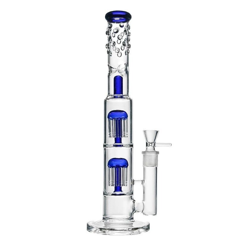 BANG EN VERRE HEISENBERG BLUE BUBBLES 48CM