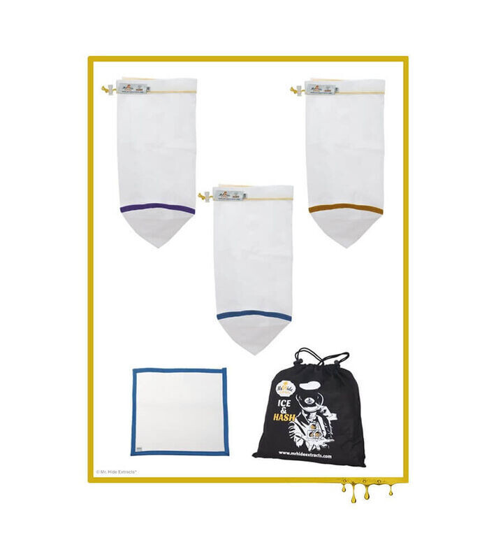 MR HIDE KIT MAILLES EXTRACTION RÉSINE EAU/GLACE 20L (3 MESH)