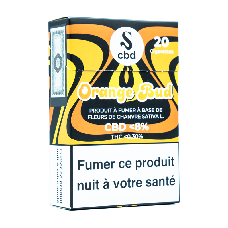 PAQUET 20 CIGARETTES ORANGE BUD