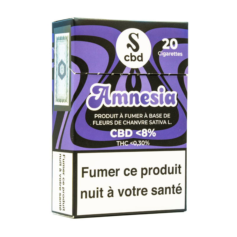 PAQUET 20 CIGARETTES AMNESIA