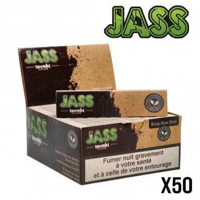 FEUILLE A ROULER JASS BROWN PAR 50 KS