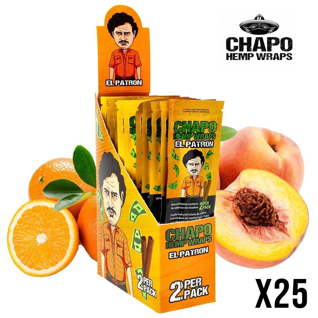 BLUNT SANS TABAC CHAPO EL PATRON DISPLAY DE 25