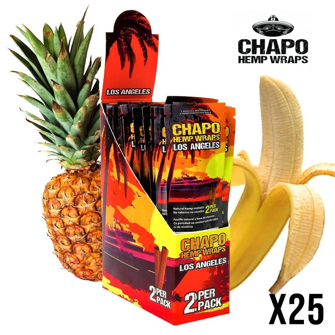 BLUNT SANS TABAC CHAPO LOS ANGELES DISPLAY DE 25