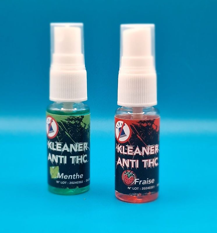 LOTS DE 10 KLEANERS  anti-toxines anti-THC 5 FRAISE ET 5 MENTHE