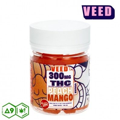 GUMMIES VEED PECHE MANGUE DELTA9 300MG