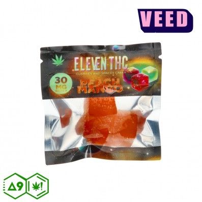 GUMMIES VEED PECHE MANGUE POUCH DELTA9 30MG