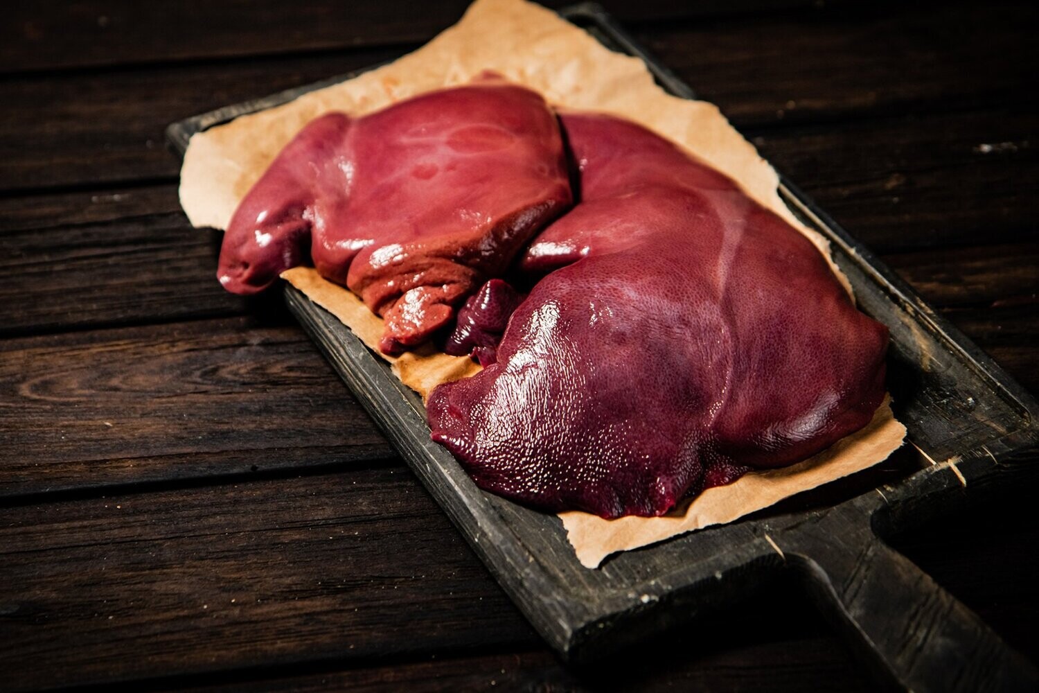 Leber vom Hirsch / Rotwild (441g)