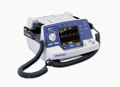 Monitor desfibrilador Philips HeartStart XL. Monitor para carro de parada cardiaca. Monitor desfibrilador. Monitor con palas.