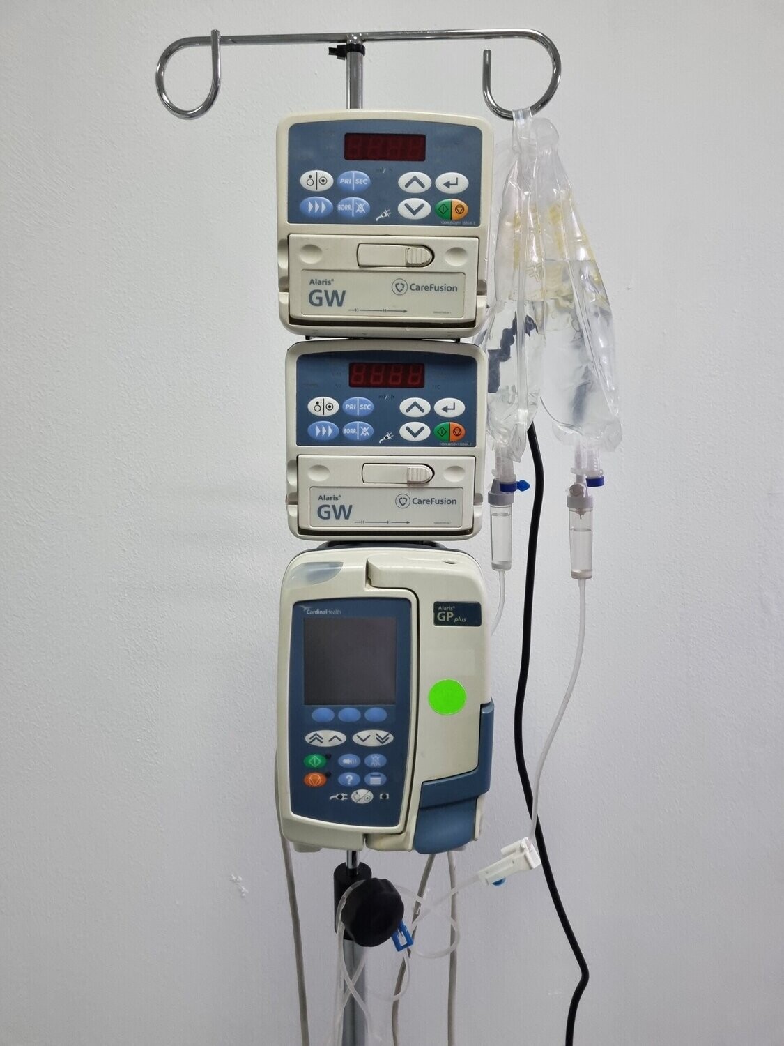Torre bombas de infusión. Bombas infusión UCI. Bombas de infusión quimioterapia. Bombas de infusión Quirófano.